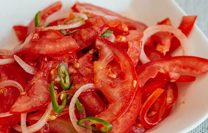 Como preparar a ensalada tradicional de Uzbeka 