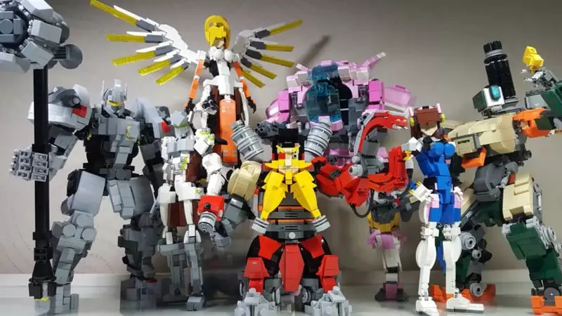 Lego overwatch - produk anyar anu diciptakeun ku moto anu kasohor 14744_1