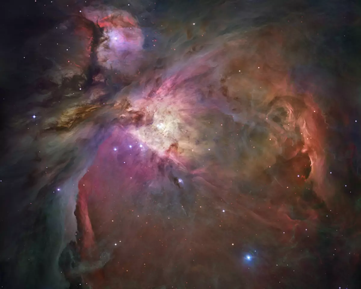 Pandangan seukeut huble tina orion Nebula