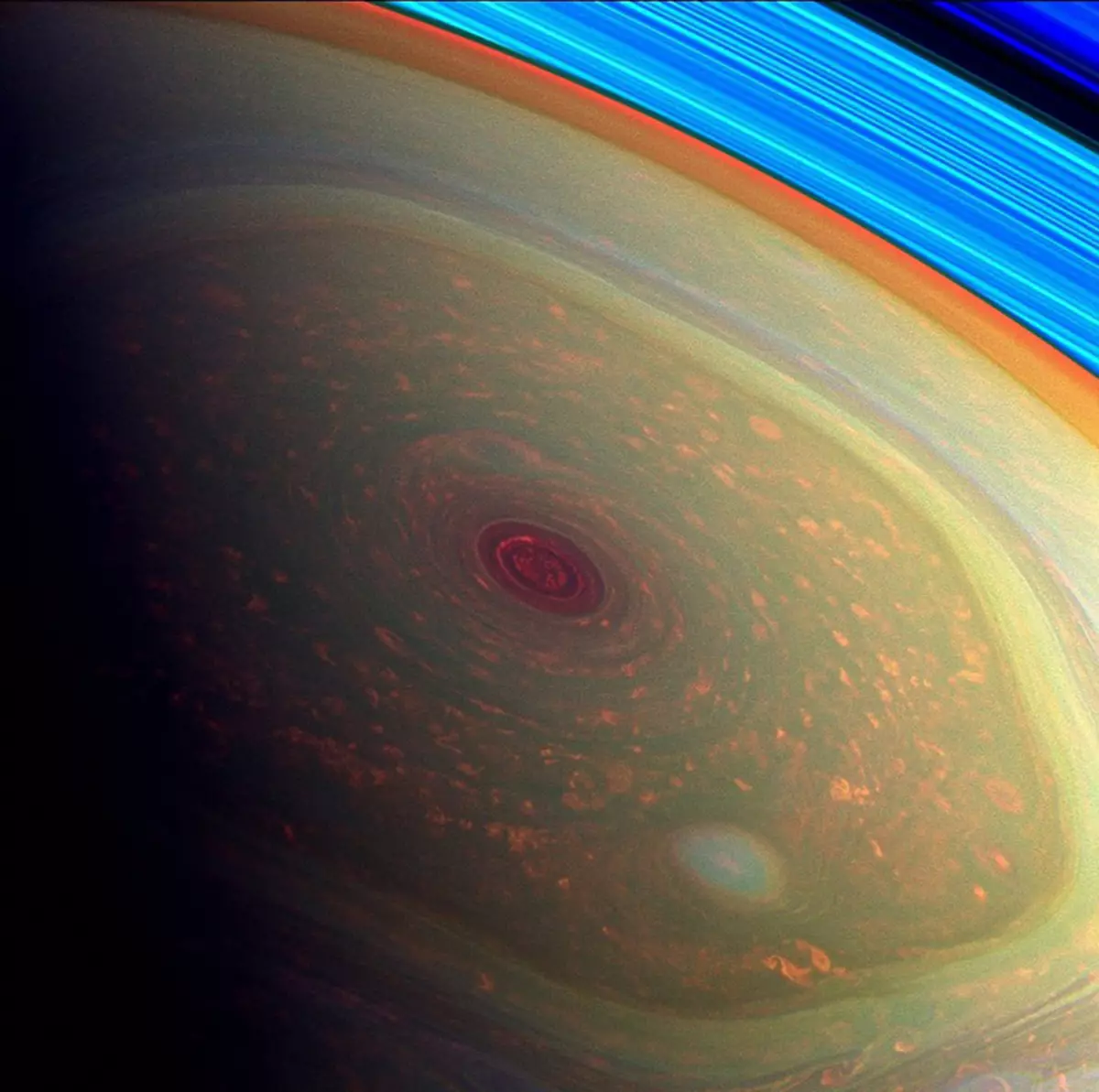 Storm on Saturn