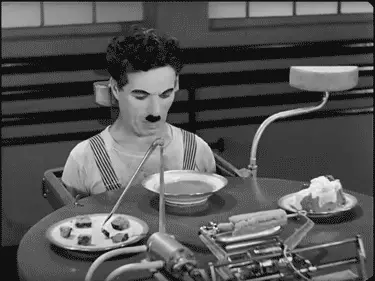 Ir-regoli tal-ħajja tal-Gran Chaplin Charlie. Fil GIFS. 22797_5