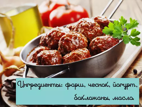 Boulettes de viande.