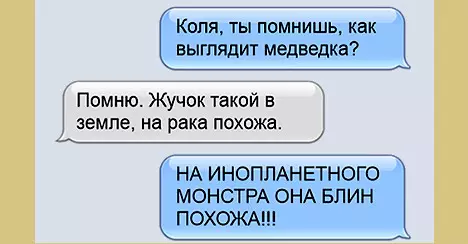 15 күлкүлүү SMS Dacha жашоосу жөнүндө