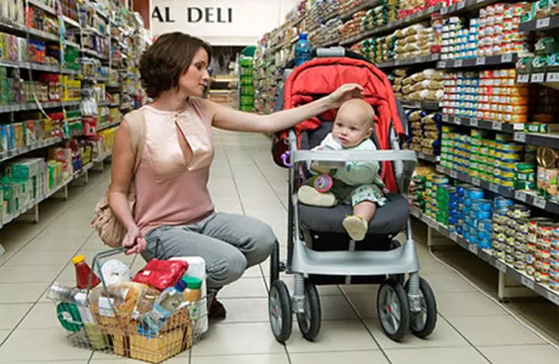 Cómo ir a la tienda con un pequeño bebé. 36279_2