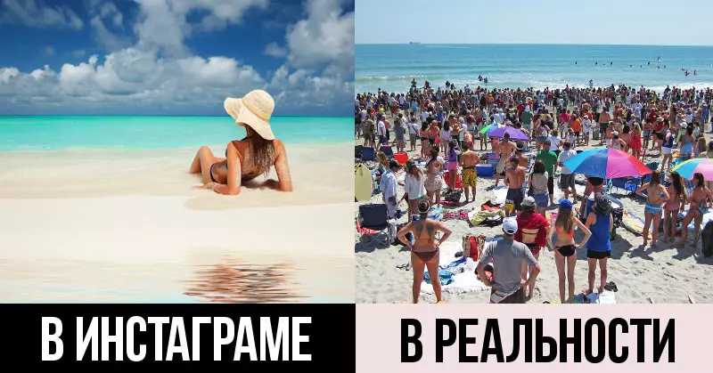 Atostogos Instagram vs atostogų realybe. Paveikslėliuose. \ T 37259_9