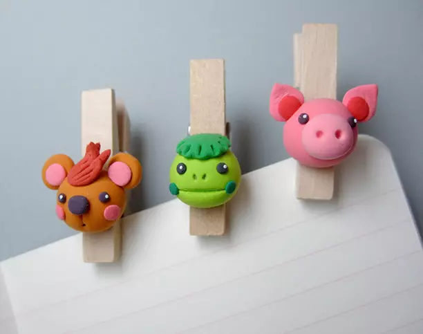 25 cute things from ordinary shopping clothespins