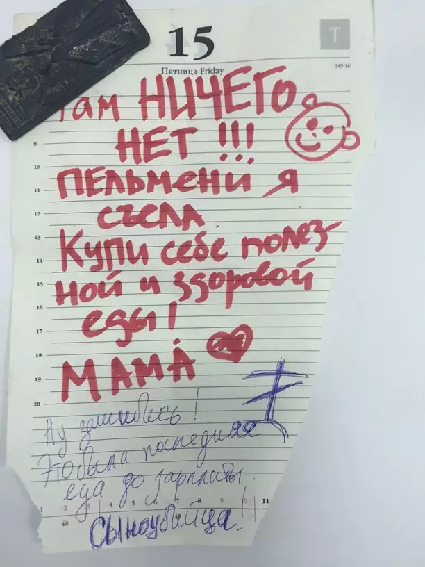 Смішна листування на холодильнику 37520_12