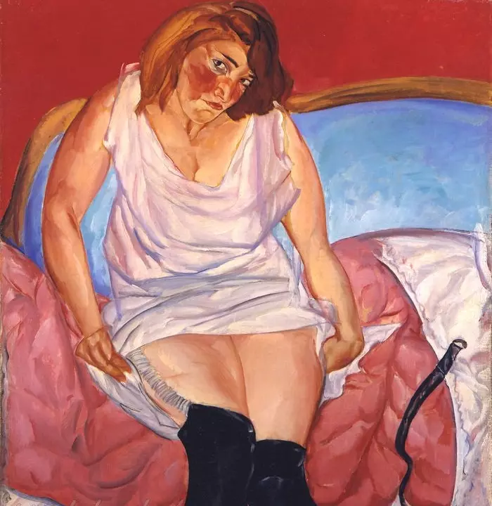 Boris Grigoriev ។ ស្រី។ ពីស៊េរី