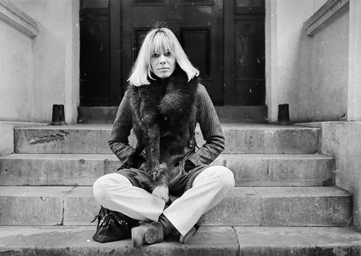 Anita Pallenberg.