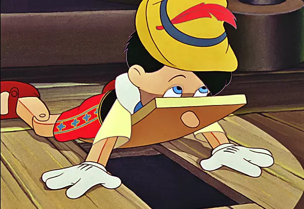 Pinocchio, שניי ווייסע, געמנאגן איז פאַקטיש מענטשן!