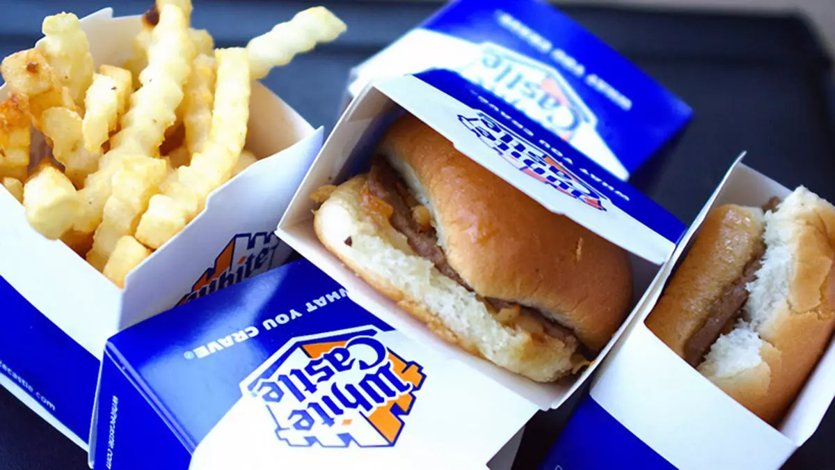 White Castle Burger.