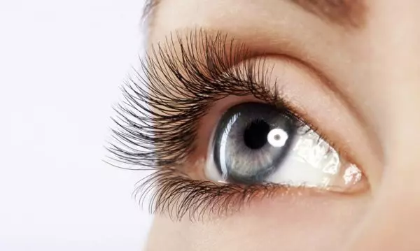 प्राकृतिक उपकरणों के साथ लंबी और सुंदर eyelashes कैसे विकसित करें 40950_1