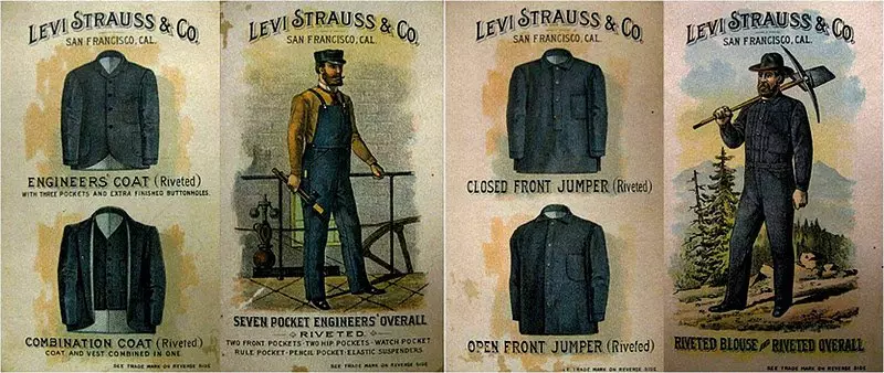 150 år i Jeans historie: Fra de første modellene for arbeidere til fasjonable merker 9091_2